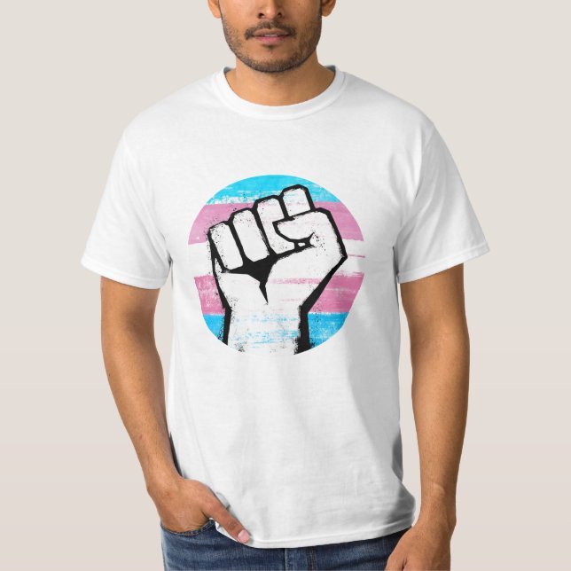 Camiseta Impressão do Círculo de Pressão de Prima Trans (Frente)