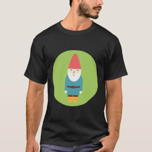 Camiseta Impressão do Gnomo do Jardim Retroativo
