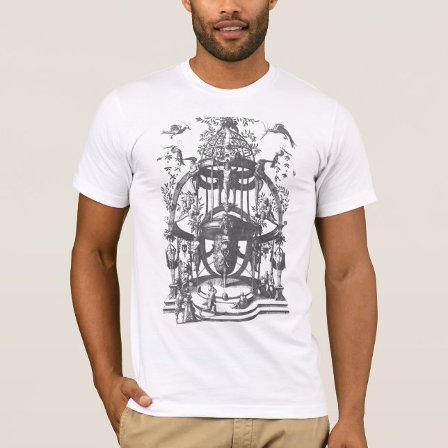 Camiseta impressão do século XVI do ornamento (Frente)