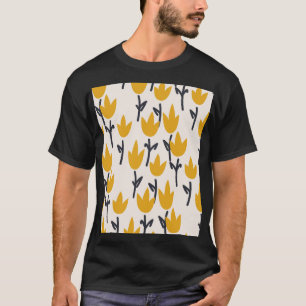 Camiseta Impressão do Tecido da ventoinha da Tula Simples