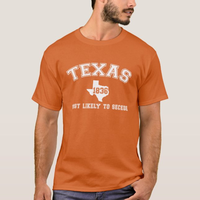 Camiseta Impressão do Texas College (Frente)