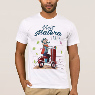 Camiseta Impressão do viagem do patinete dos desenhos