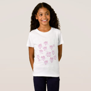 Camiseta impressão dos rosas