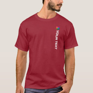 Camiseta Impressão Duplo Lado Sua Foto Ou Logotipo É Modern