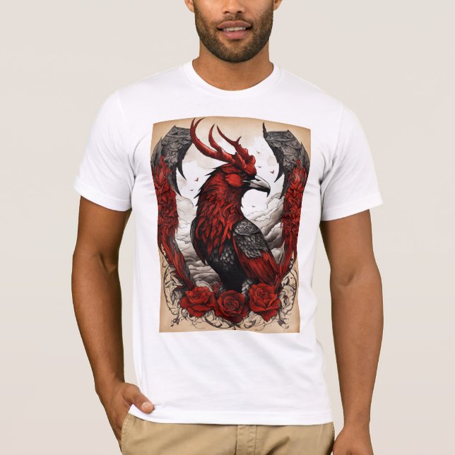 Camiseta Impressão eagal da despensa de moda para encolher  (Frente)