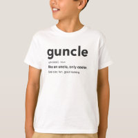 Impressão engraçado da definição de Guncle