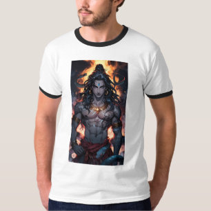 CAMISETA IMPRESSÃO HINDU GOD SHIVA
