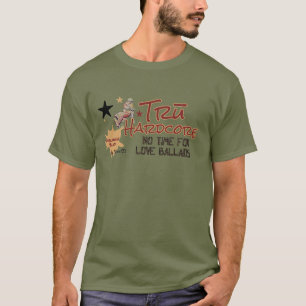 Camiseta impressão incondicional vermelho/tan verde-oliva