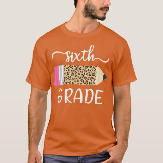 Camiseta Impressão Leopard Alô Sexto Dia da Escola