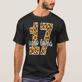 Camiseta Impressão Leopardo De 17 Anos Para Adolescentes Ad