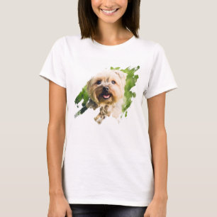 Camiseta Impressão Personalizado Pincel de Fotografia Pers