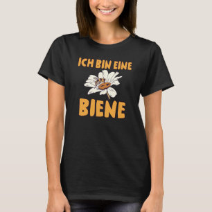 Camiseta Impressão preta sou abelha para apicultores e abel