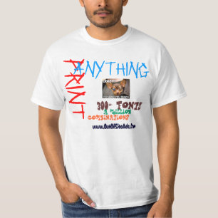 CAMISETA IMPRESSÃO QUALQUER COISA QUE VOCÊ QUER, DE