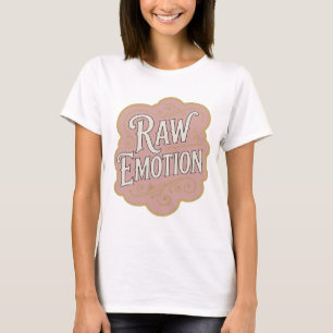 Camiseta Impressão Rosa Moderno EMOÇÃO BRUTA