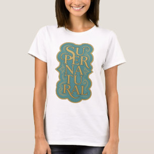 Camiseta Impressão SUPER NATURAL Iconic Gold