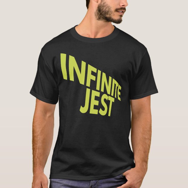 Camiseta Impressão T-Shirt infinita com título de colete (Frente)