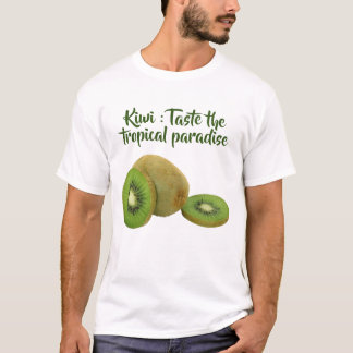 Camiseta Impressão T-Shirt vibrante Kiwi