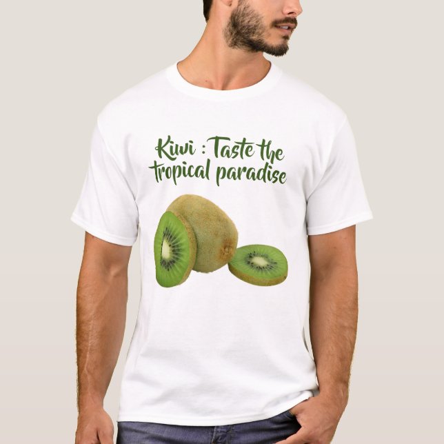 Camiseta Impressão T-Shirt vibrante Kiwi (Frente)