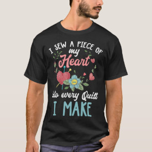 Camiseta Impressão traseira que eu costuro um pedaço do meu