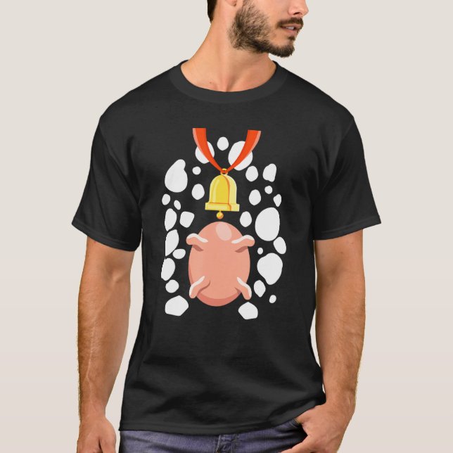 Camiseta Impressão Utter Utter Padrões de Dia das Bruxas Bo (Frente)