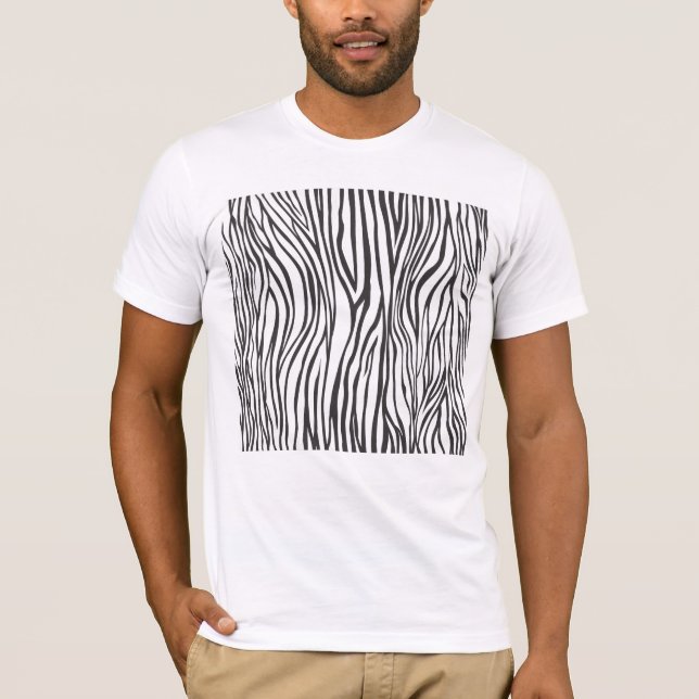 Camiseta impressão zebra (Frente)