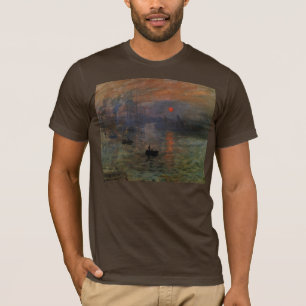 Camiseta Impression Sunrise de Claude Monet, Arte Antiga