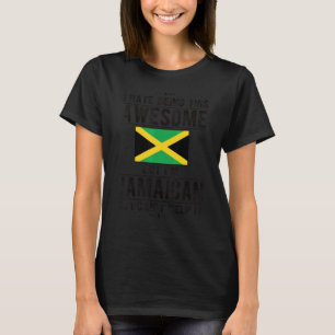 Camiseta Impressionante bandeira jamaicana Jamaica Roots