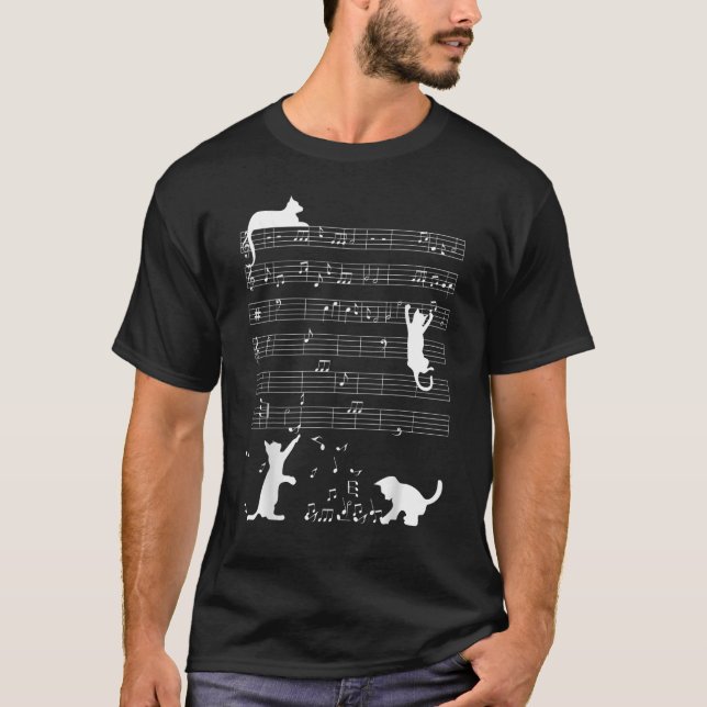Camiseta Impressionante Ca Music Note Clef Musical (Frente)