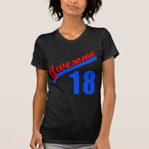 Camiseta Impressionante em 18 anos de 18o aniversário velh