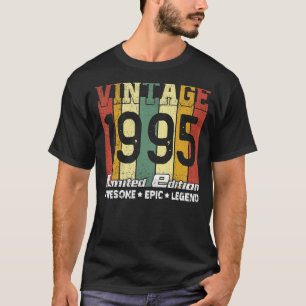 Camiseta Impressionante Legenda Epic 1995 27. º Aniversário
