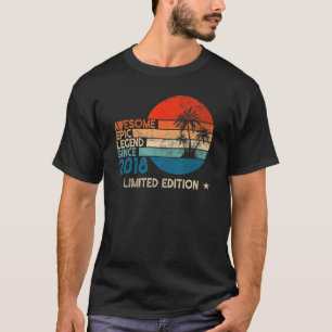 Camiseta Impressionante Legenda Epic Desde 2018 5 Birthday 