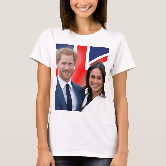 Camiseta Impressionante! Prince Harry e Meghan Markle (Frente)