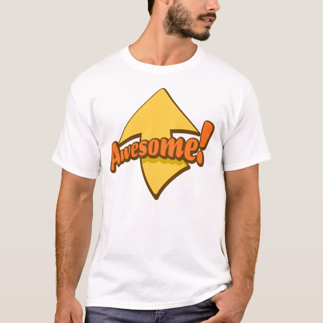 Camiseta Impressionante! - T retro (Frente)