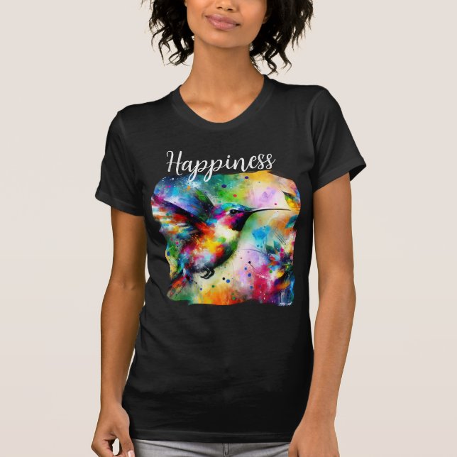 Camiseta Impressionante Whimpressionista Felicidade Humming (Frente)