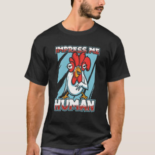 Camiseta Impressione-me Humano   Agricultura Galinha Galo F