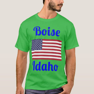 Camiseta Impressões Boise Idaho Na moda3
