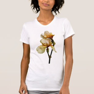 Camiseta Impressões Coloridas de Pêssego