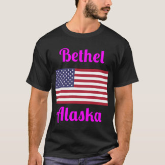 Camiseta Impressões de Na moda do Bethel Alaska