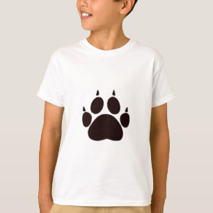 Camiseta Impressões de pata de gato