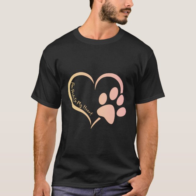 Camiseta Impressões Impressos Em Meus Cachorros, De Pata Co (Frente)
