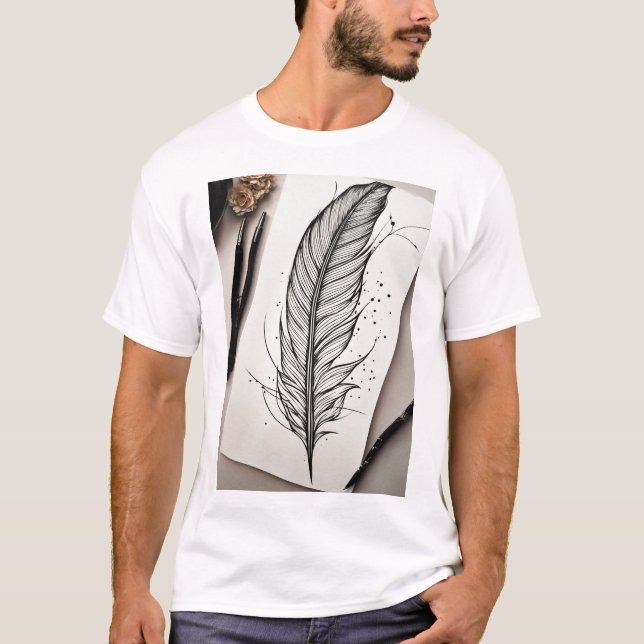 Camiseta Impressões Inclusas: Tee Inspirado Na Tatuagem (Frente)