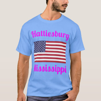 Camiseta Impressões Na moda de Hattiesburg Mississippi1