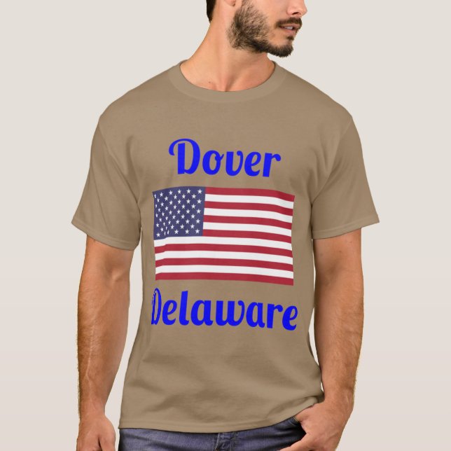 Camiseta Impressões Na moda Dover Delaware1 (Frente)