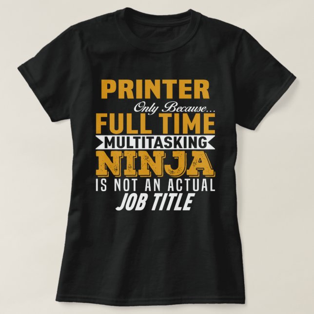 Camiseta Impressora (Frente do Design)