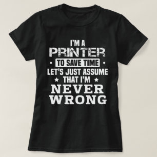Camiseta Impressora