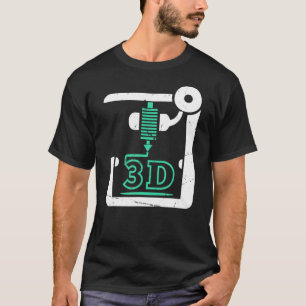 Camiseta Impressora 3d Cnc G Code 3d