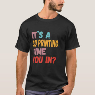Camiseta Impressora 3D legal Para Mulheres Homens