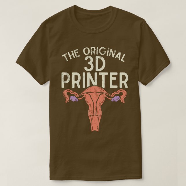 Camiseta Impressora 3D original (Frente do Design)