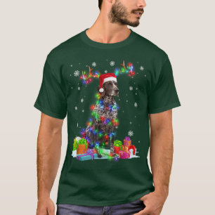Camiseta Impressora Reindeer Christmas Ligh