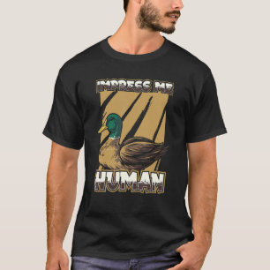 Camiseta Imprima-me aves de capoeira criadoras de patos hum